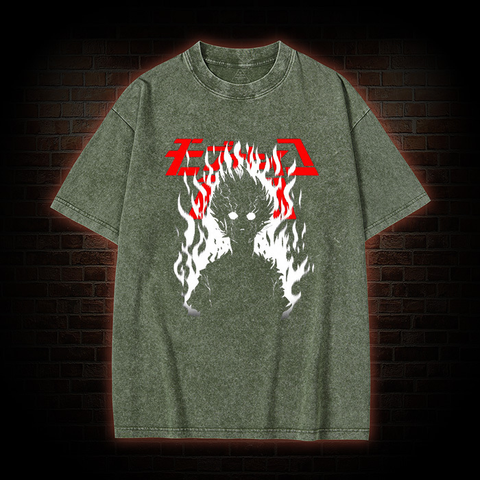 Emo Dark Fantasy Washed T-shirt