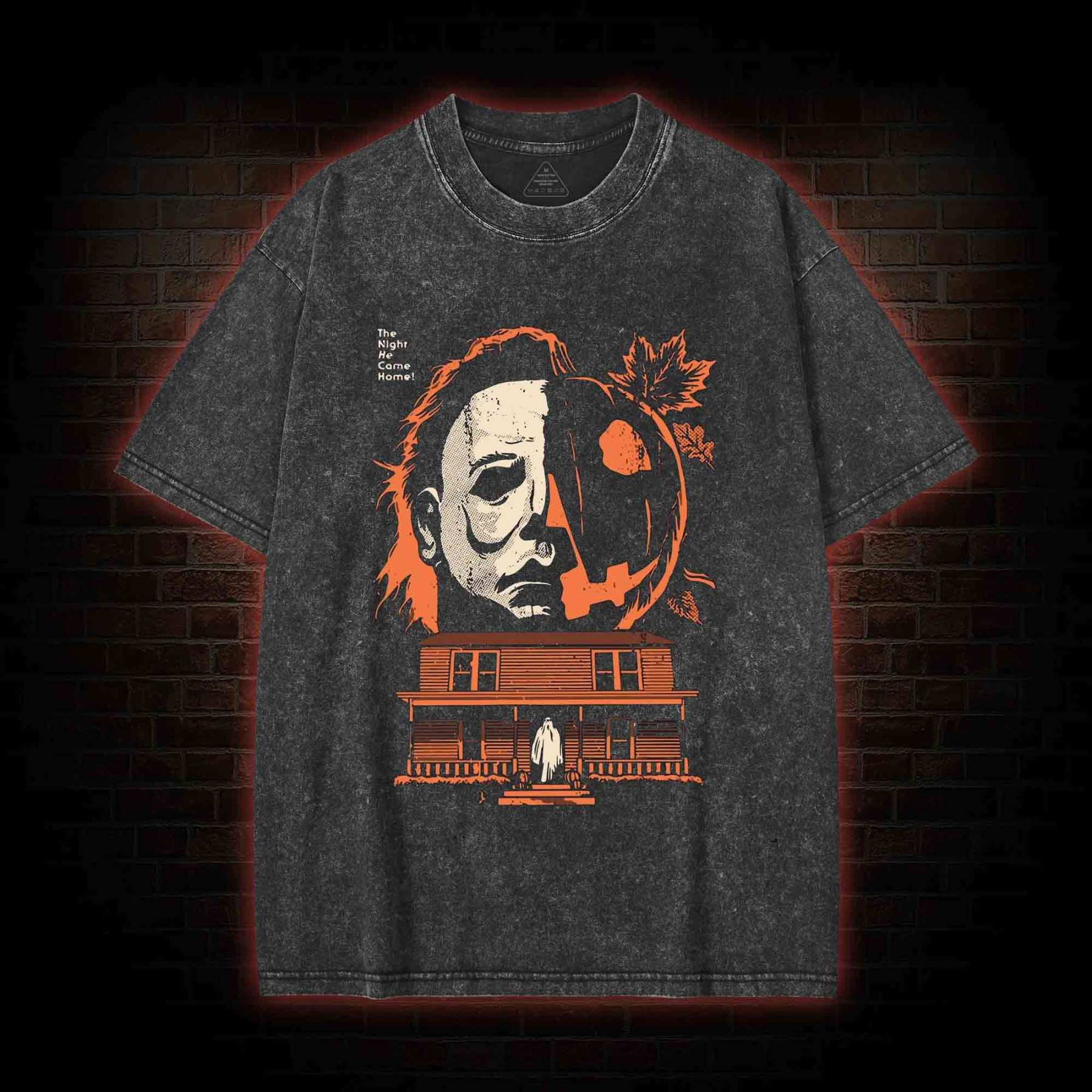 The Night He Came Home Washed T-shirt