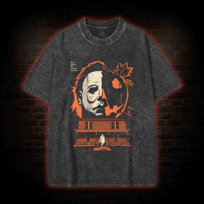 The Night He Came Home Washed T-shirt