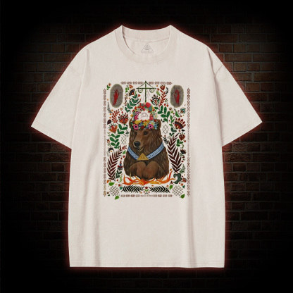 We View Life as a Circle Washed T-shirt