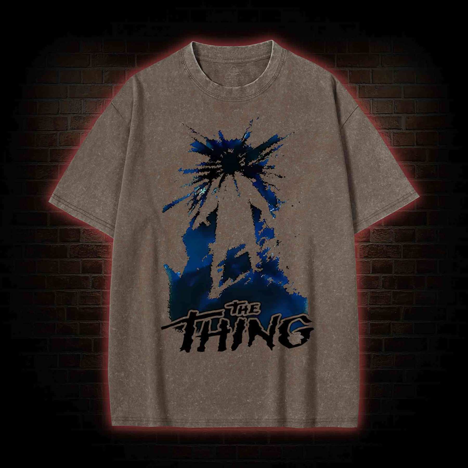 The Thing Horror Movie Washed T-shirt