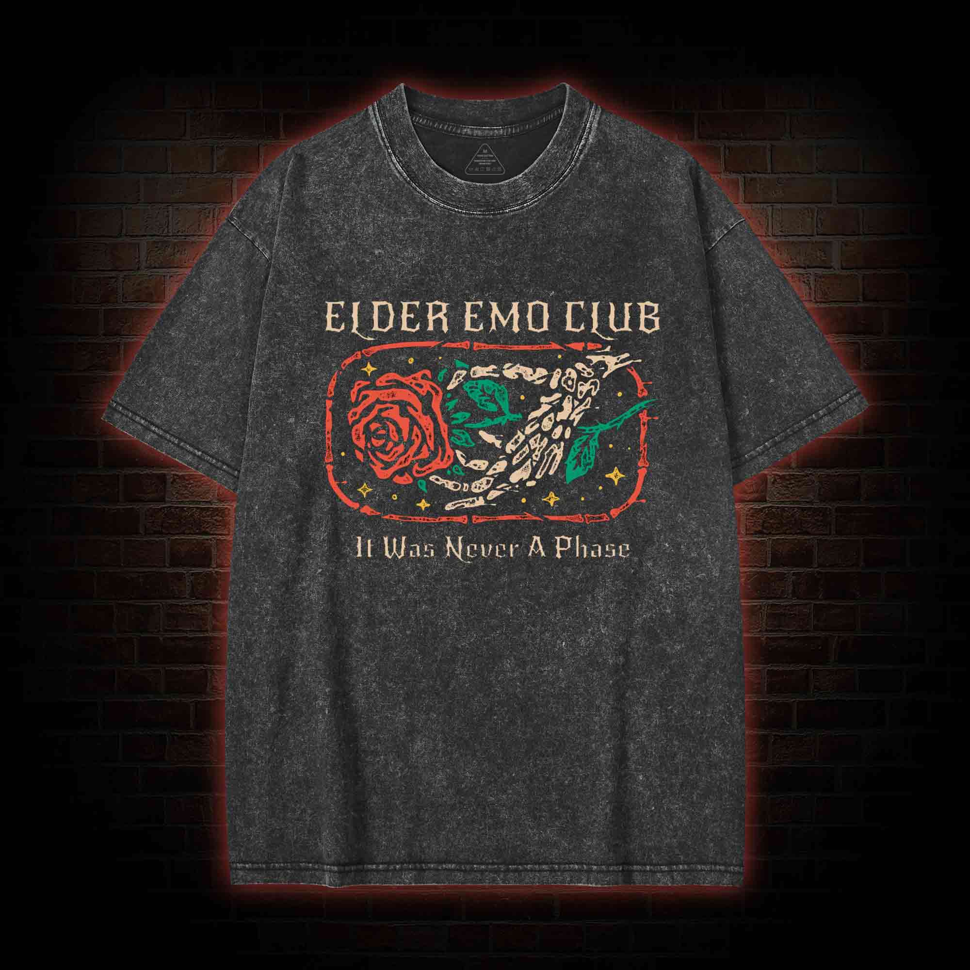 Elder Emo Club Washed T-Shirt
