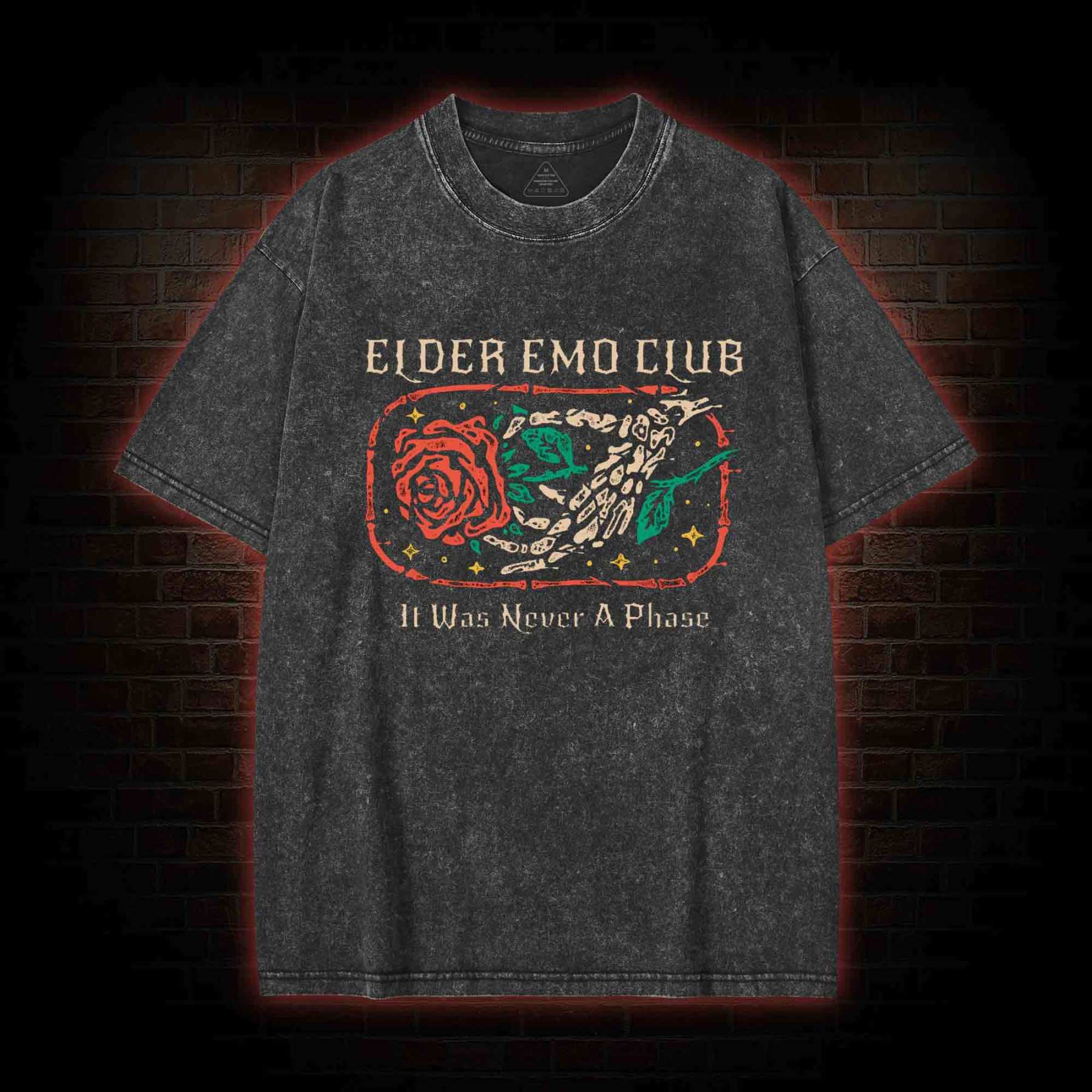Elder Emo Club Washed T-Shirt