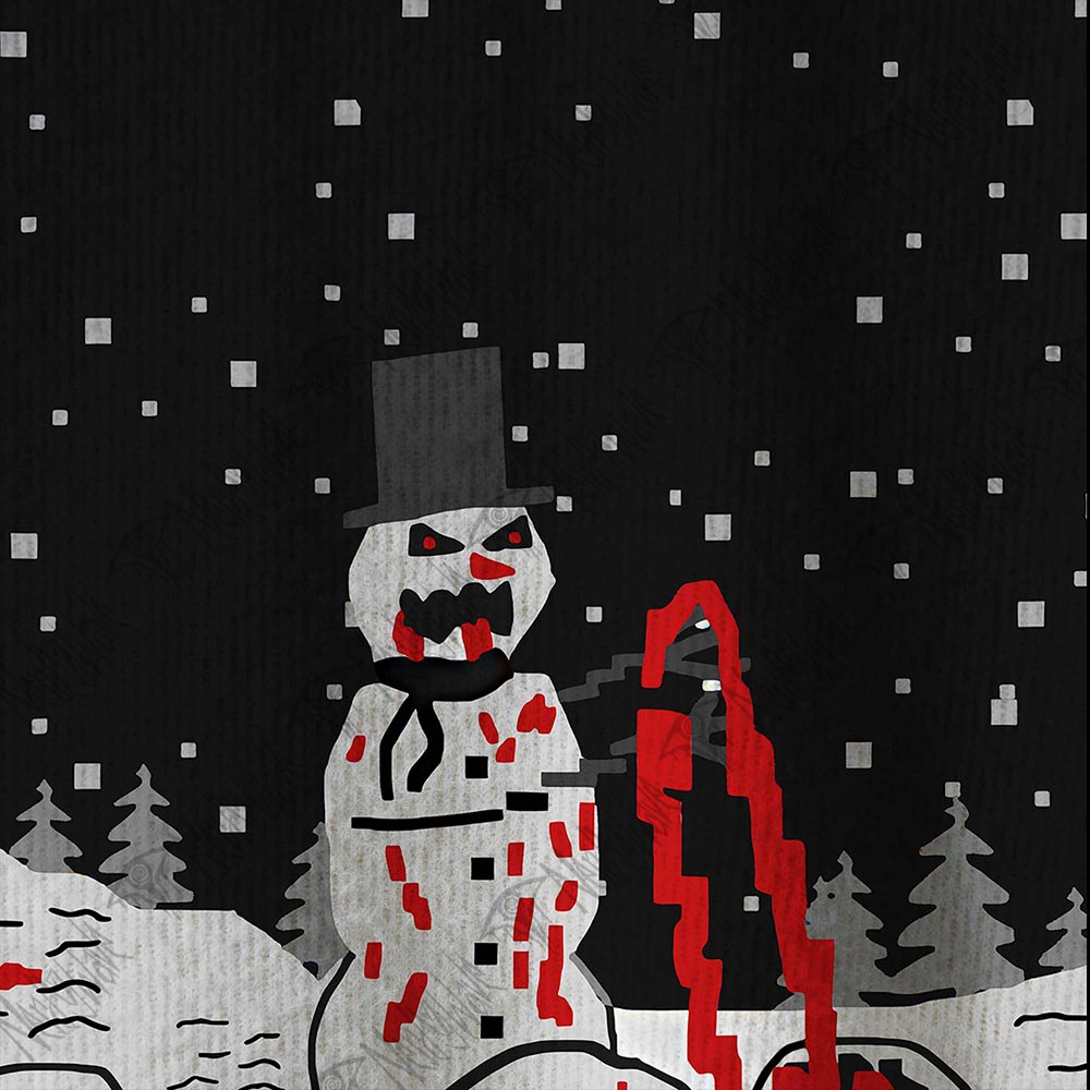 Killer Snowman Ugly Sweatshirts