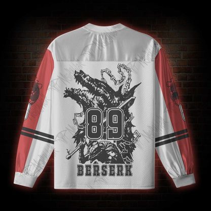 Black Swordsman V-Neck Long Sleeve Jersey