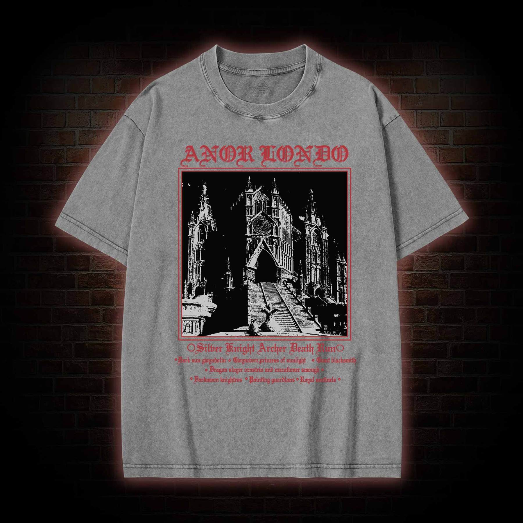 Retro Abandoned Lost City Washed T-shirt