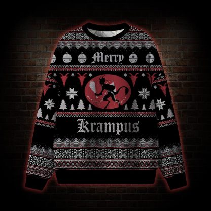 Merry Krampus Ugly Sweatshirts