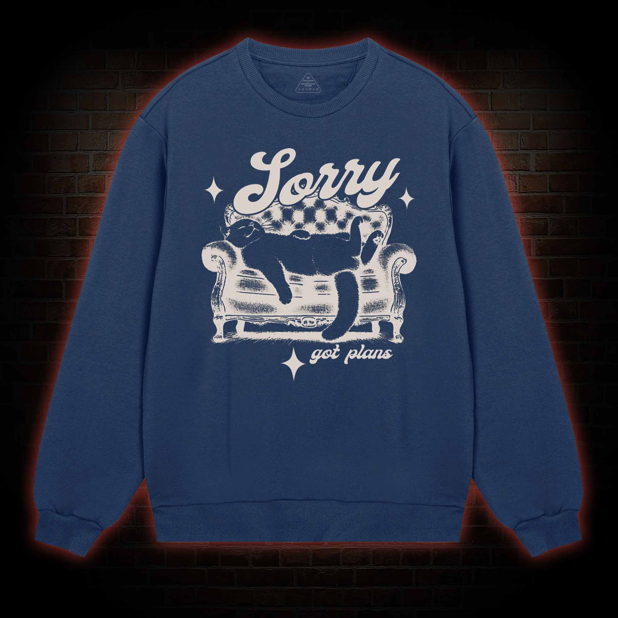 Sorry Got Plan Sweatshirt