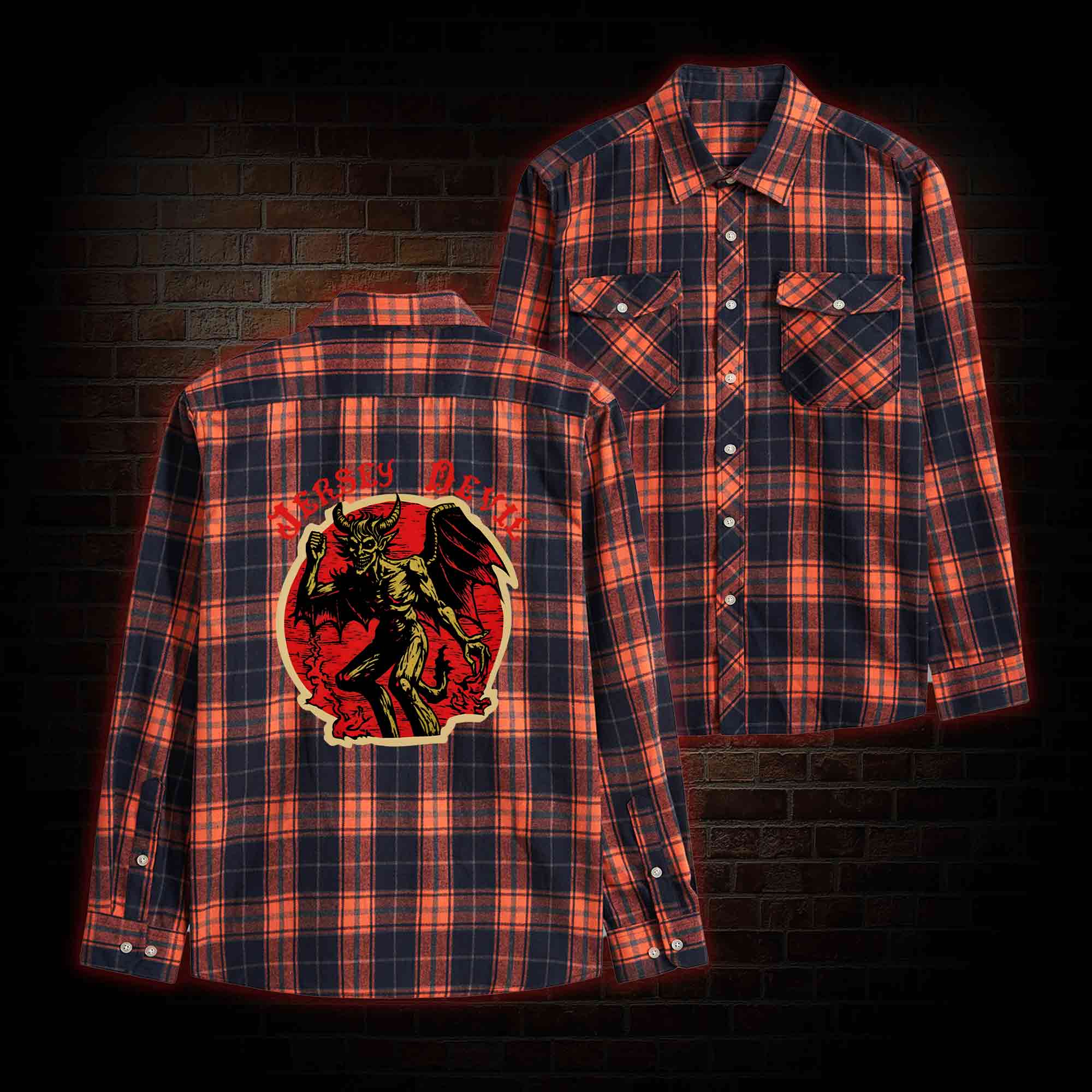 Jersey Devil Unisex Flannel Shirt
