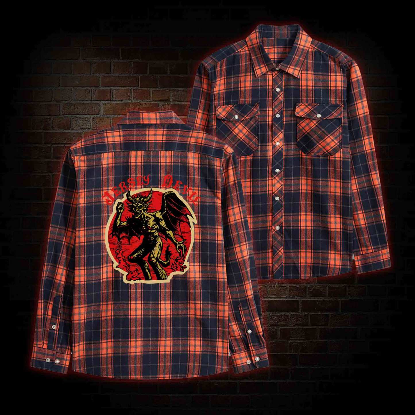 Jersey Devil Unisex Flannel Shirt