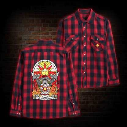 Praise the Sun Unisex Flannel Shirt