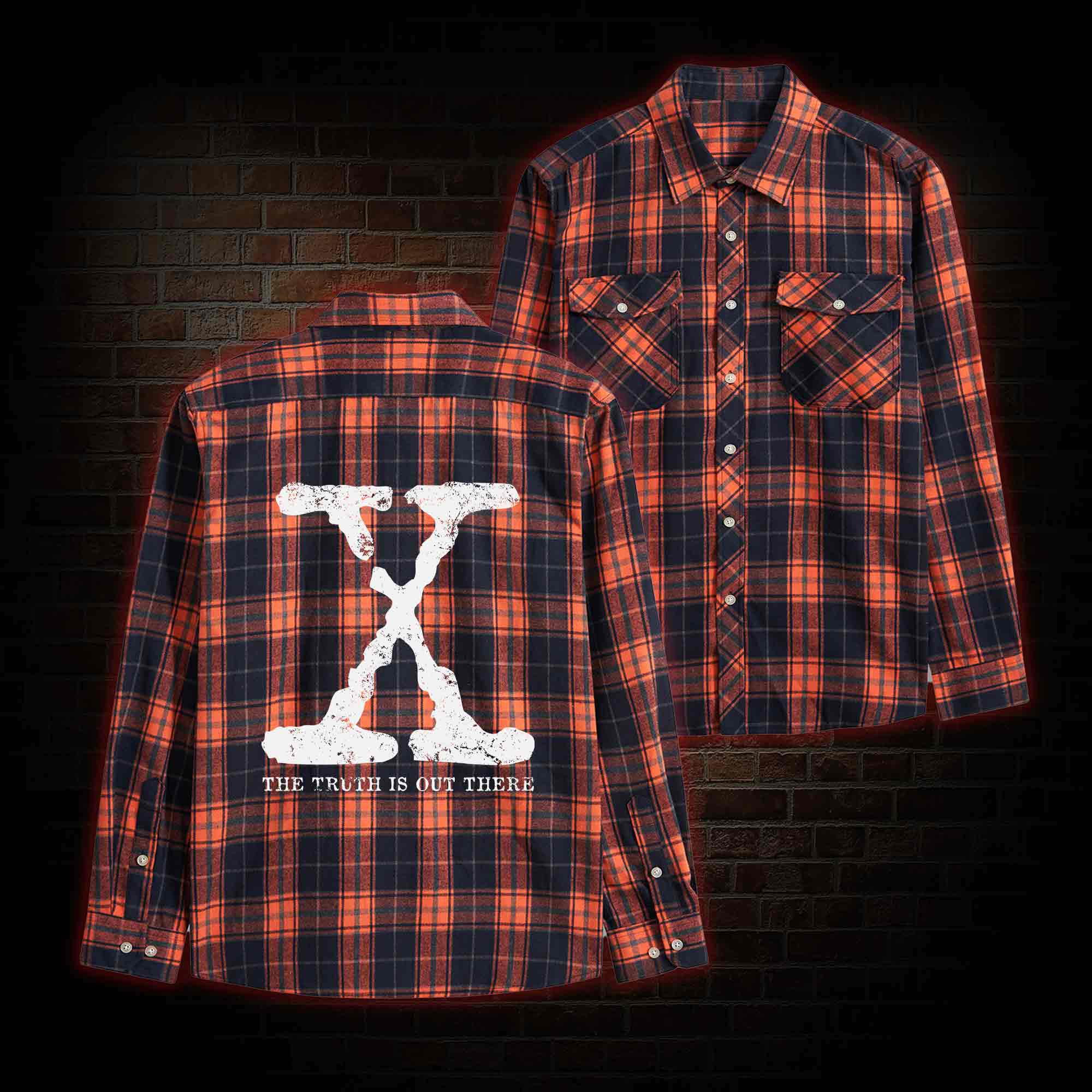 The Truth is Out There Retro Unisex Flannel Shirt