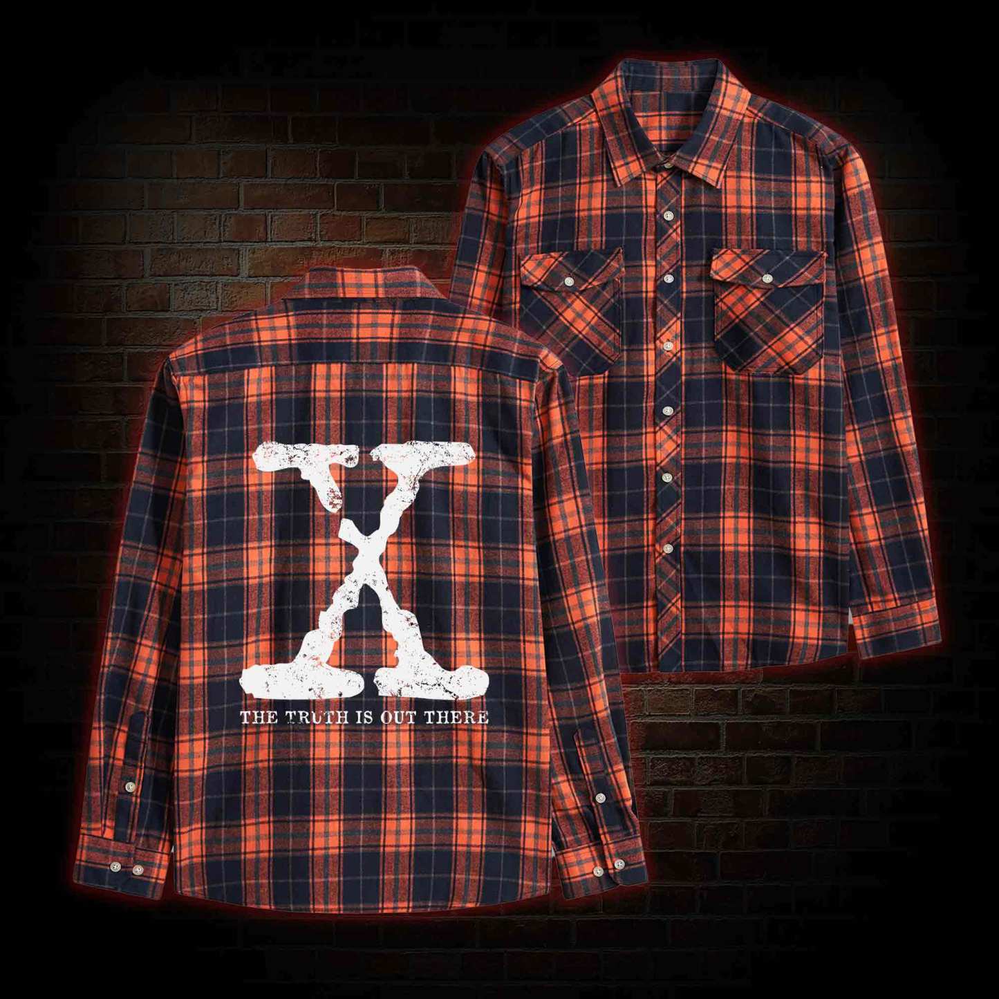 The Truth is Out There Retro Unisex Flannel Shirt