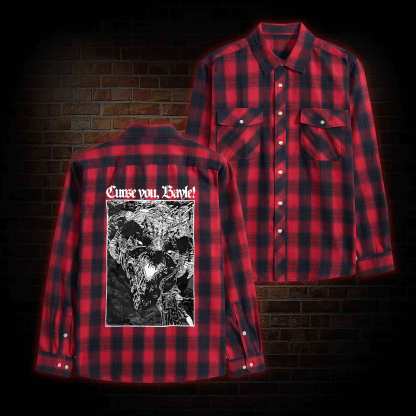 Curse You Bayle! Flannel Shirt
