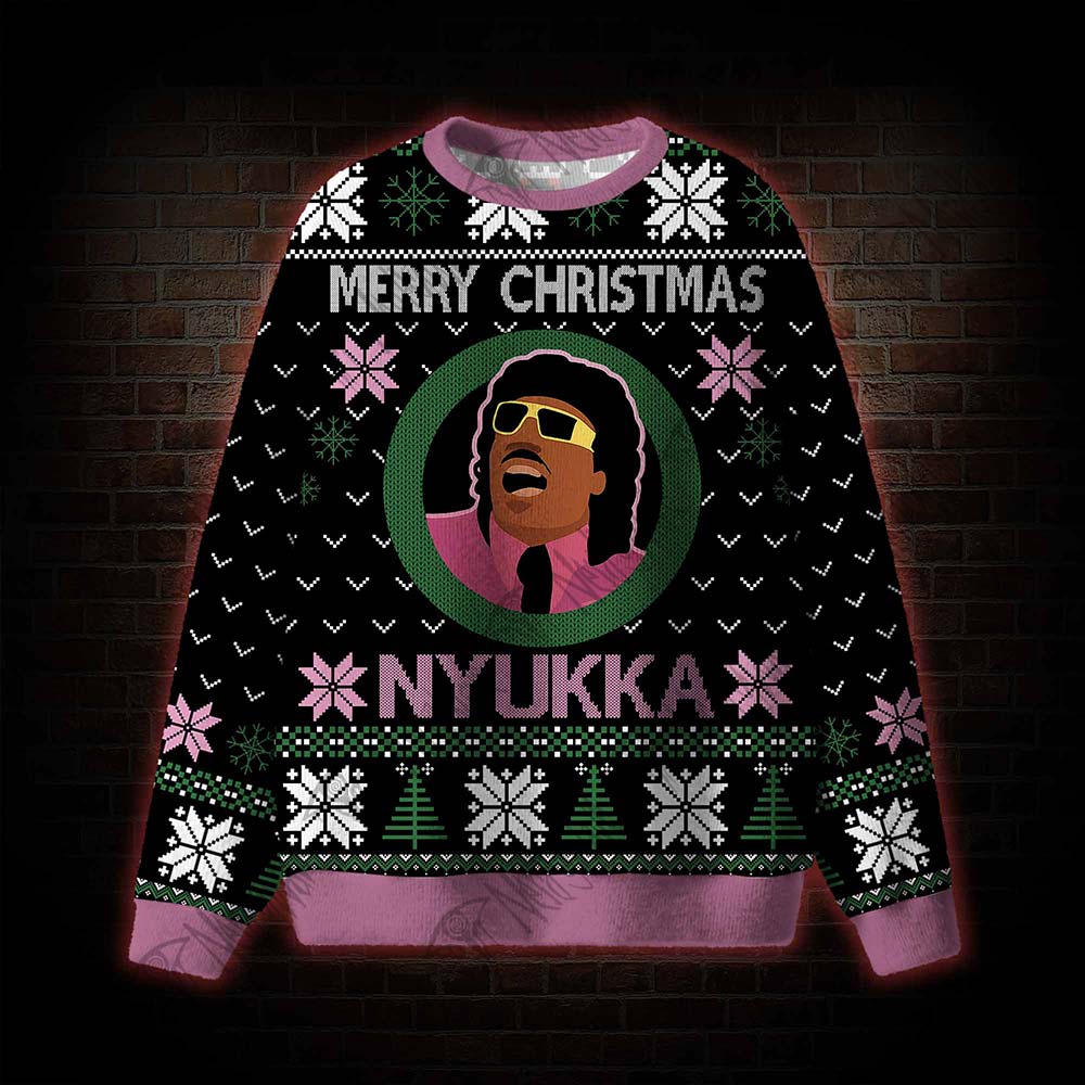 Merry Christmas Nyukka Ugly Sweatshirts