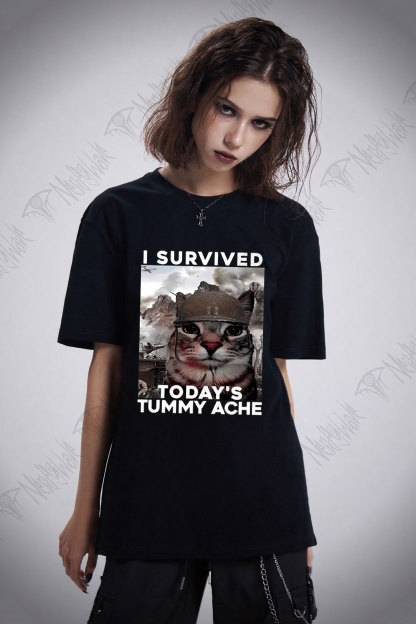 I Survived Today's Tummy Ache T-Shirt