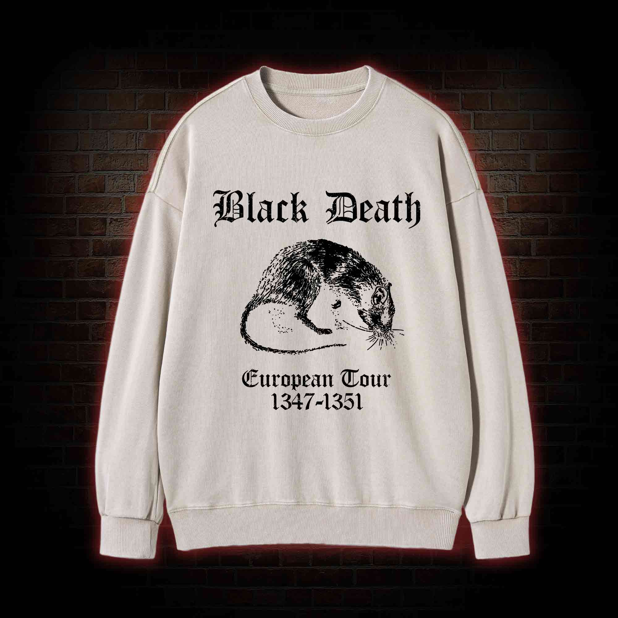 Black Death Washed Sweatshirt