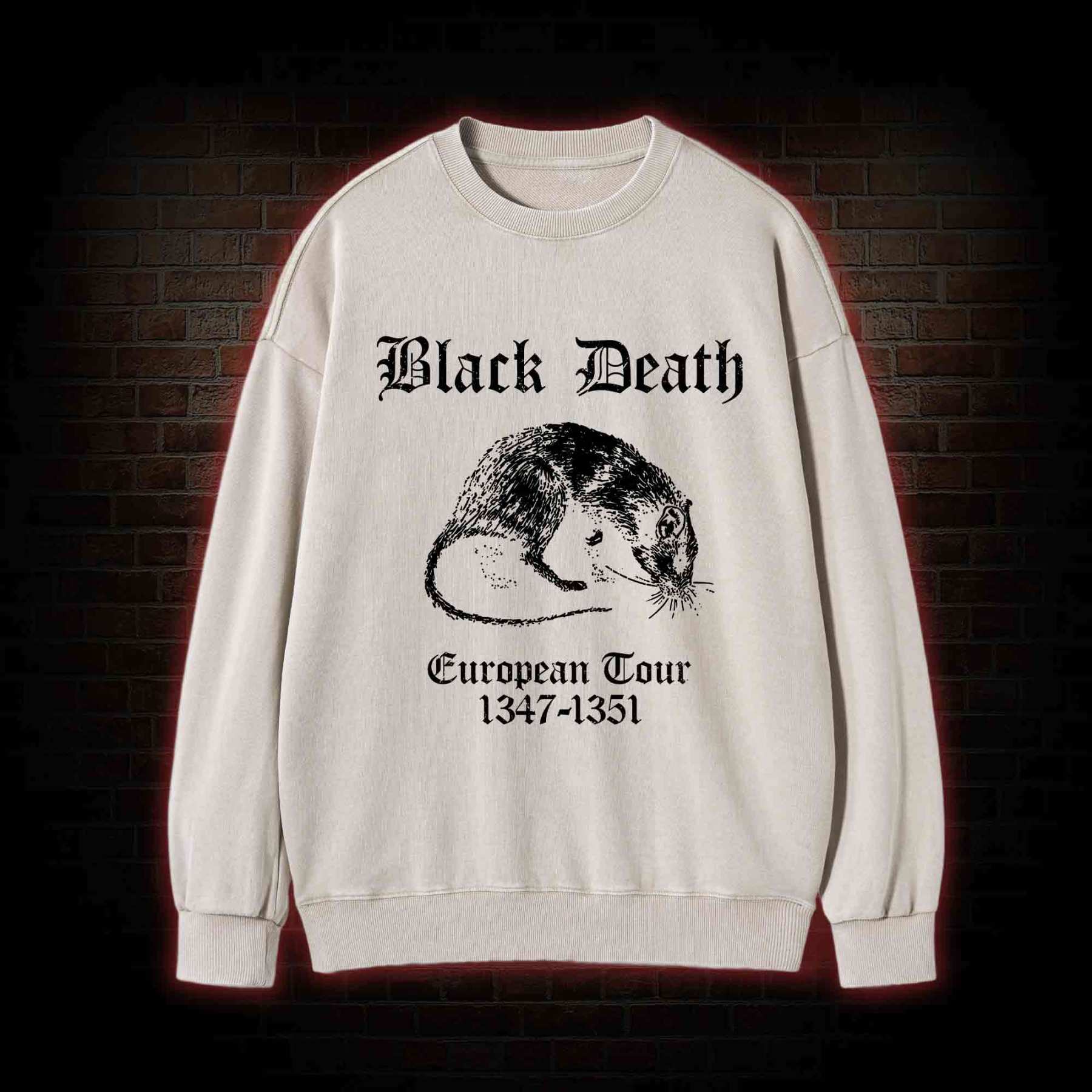 Black Death Washed Sweatshirt