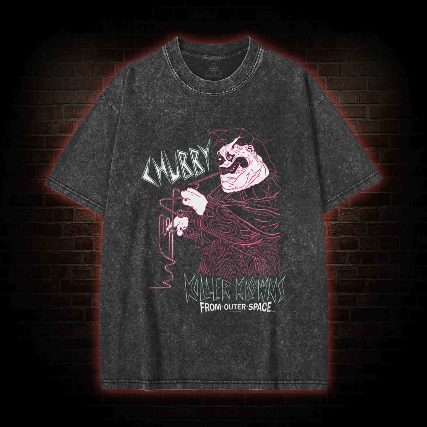 Killer Clown Washed T-shirt