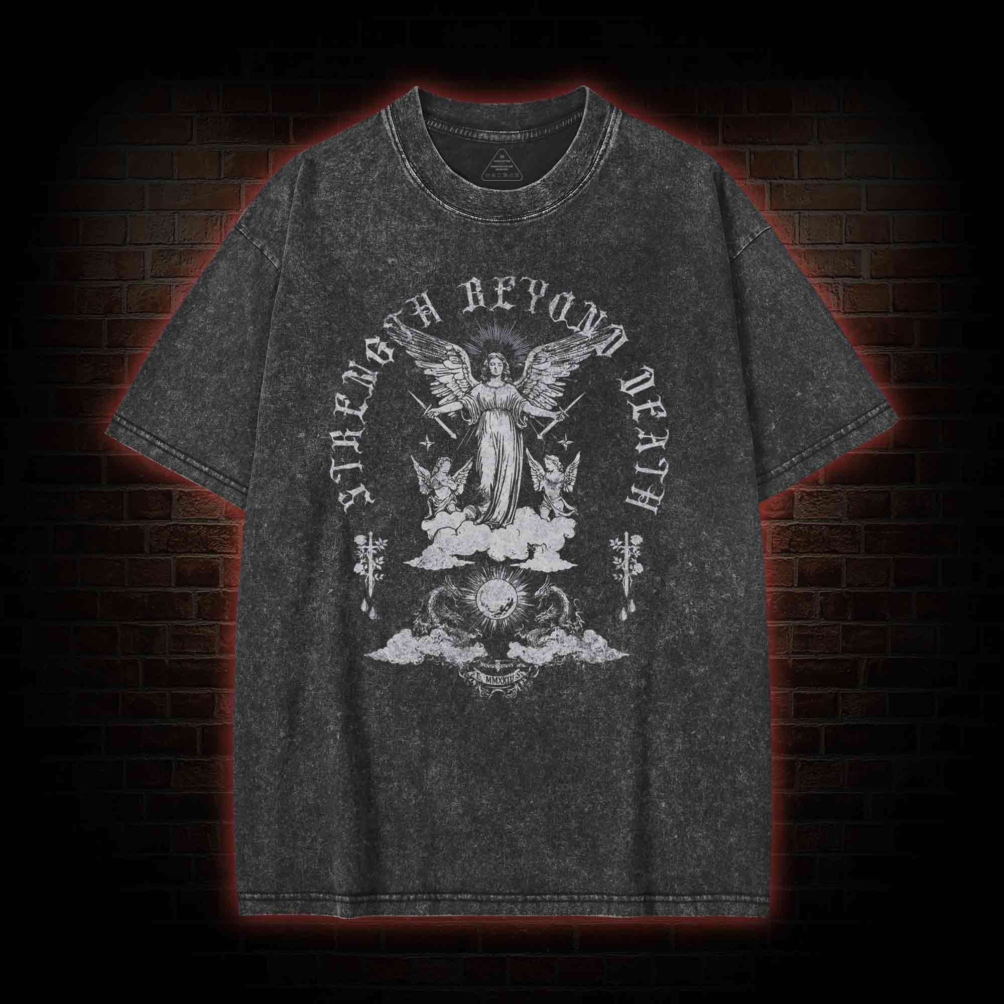 Strength Beyond Death Washed T-shirt