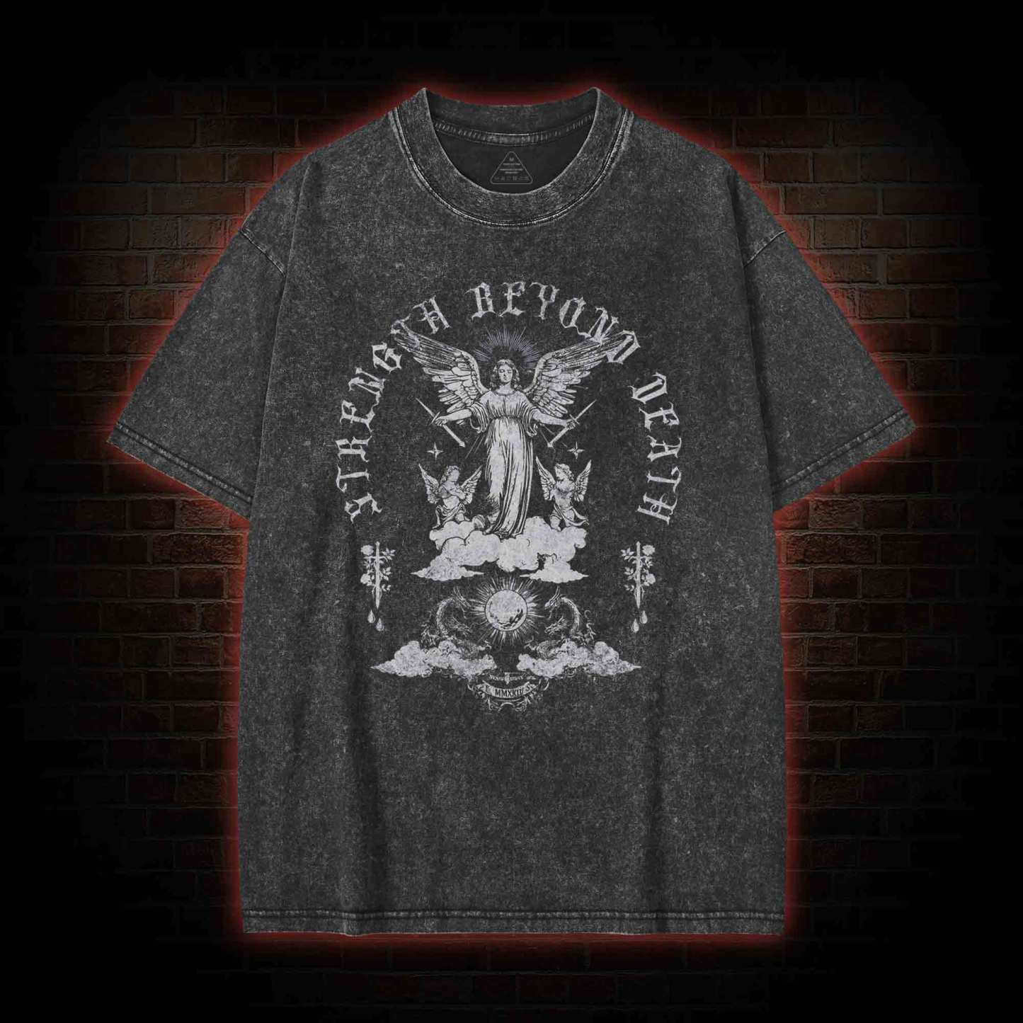 Strength Beyond Death Washed T-shirt