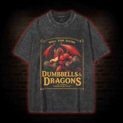 Roll for Gains Washed T-shirt