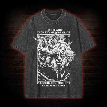 The Omen King Washed T-shirt