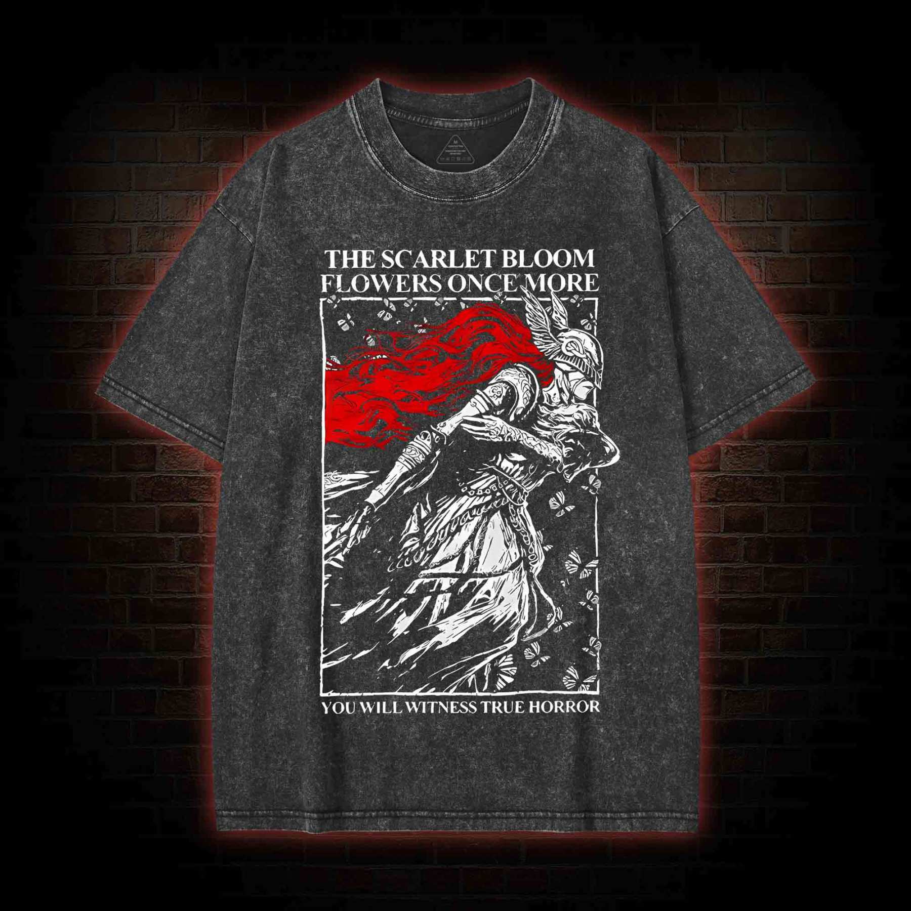 The Scarlet Flowers Washed T-shirt