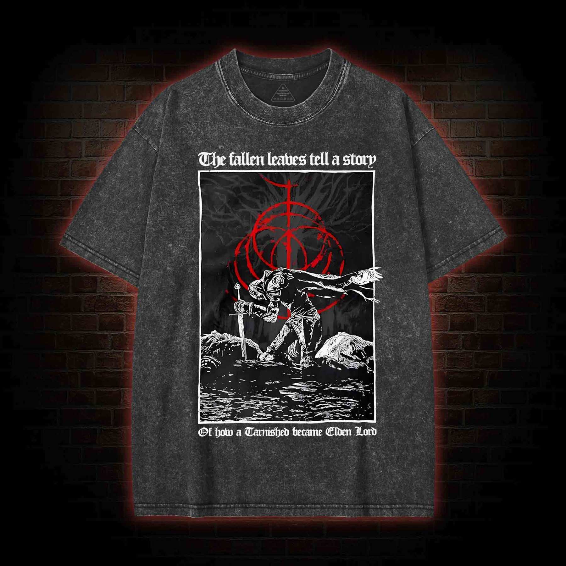 The Fallen Leaves Tell a Story Washed T-shirt