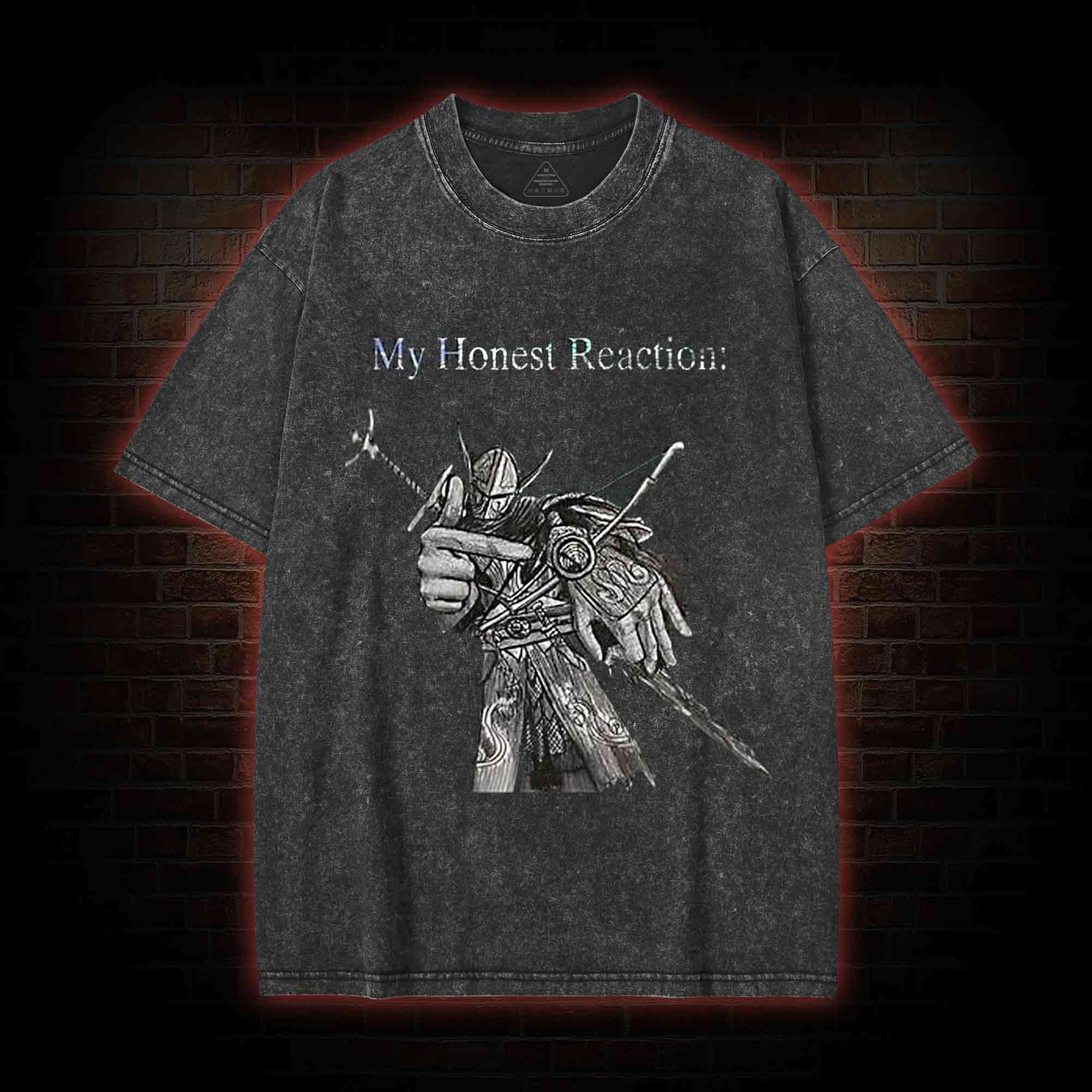 My Honest Reaction Washed T-shirt