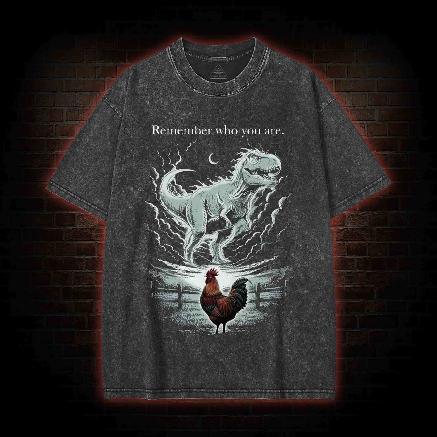 Remember Who You Are Washed T-shirt