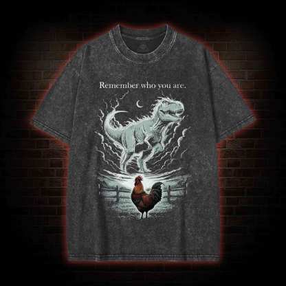 Remember Who You Are Washed T-shirt