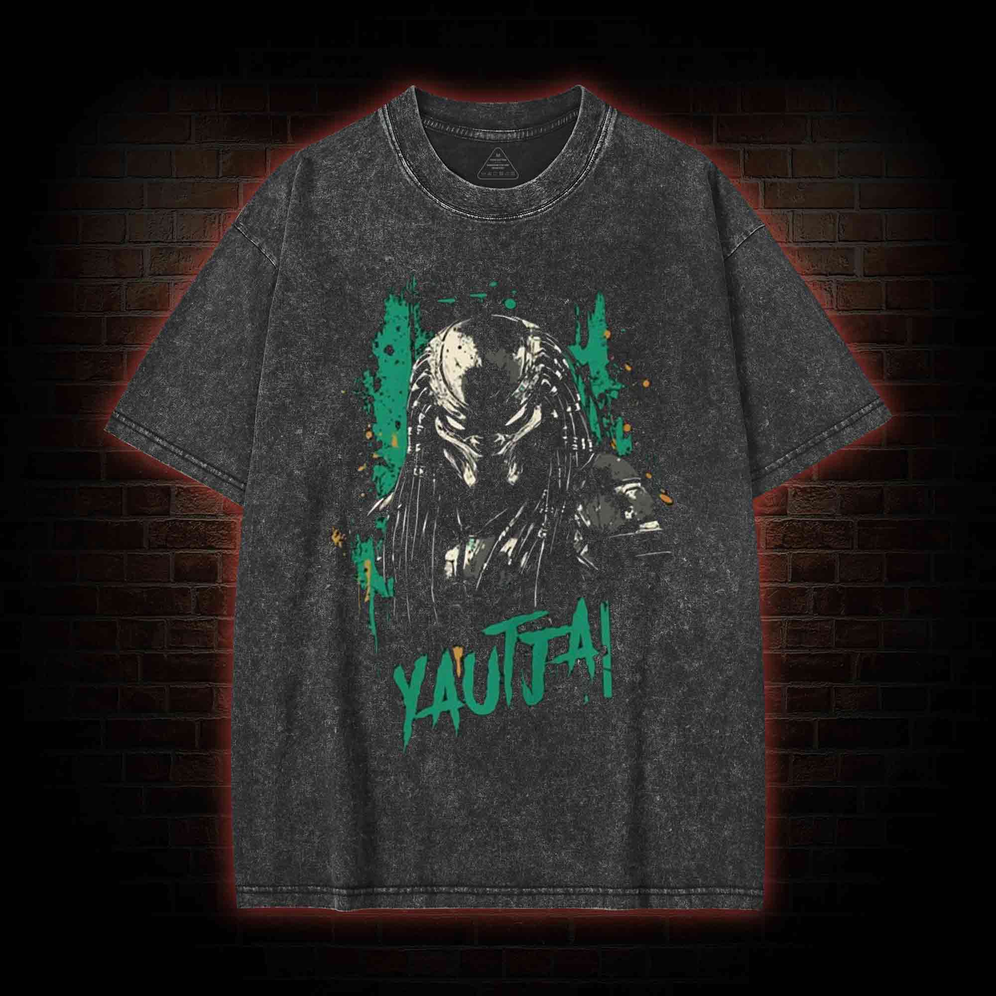 Alien Hunter Vinage Washed T-shirt