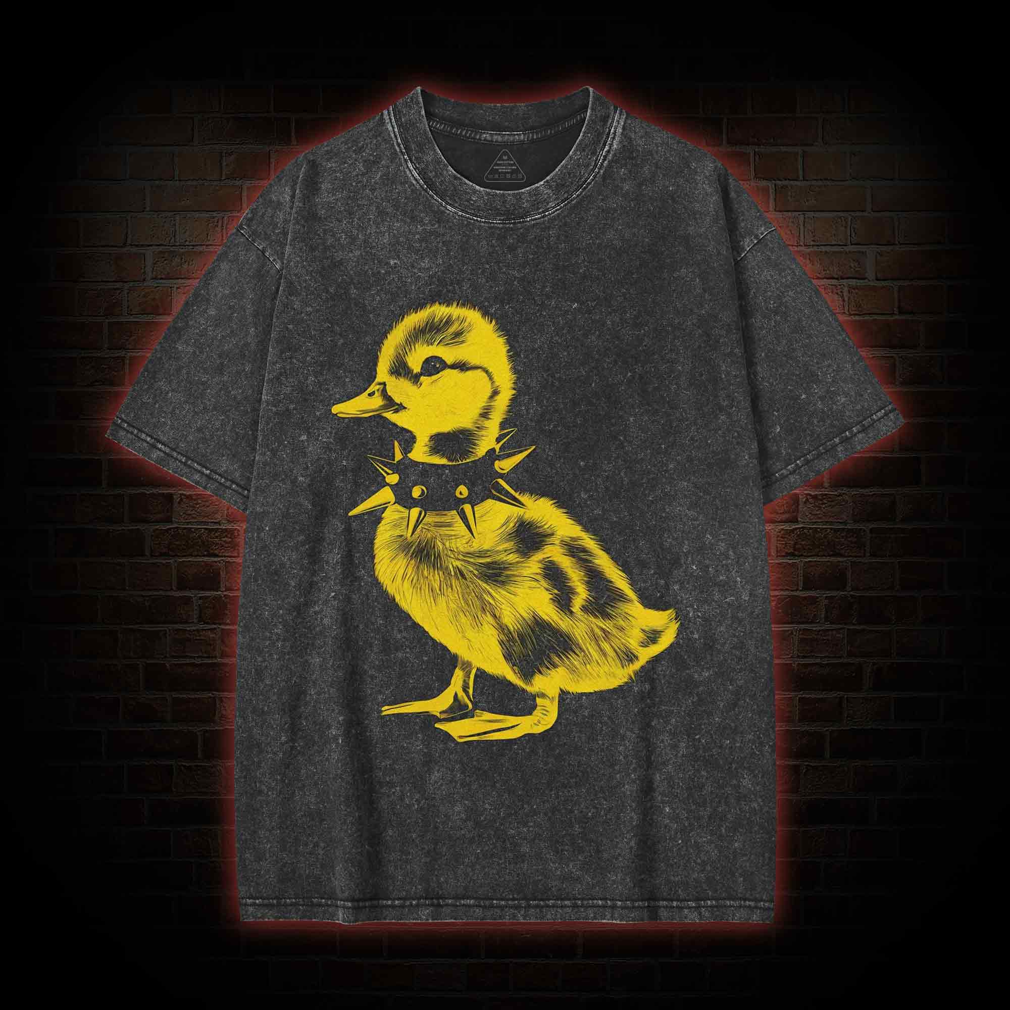 Punk Baby Duck Washed T-shirt