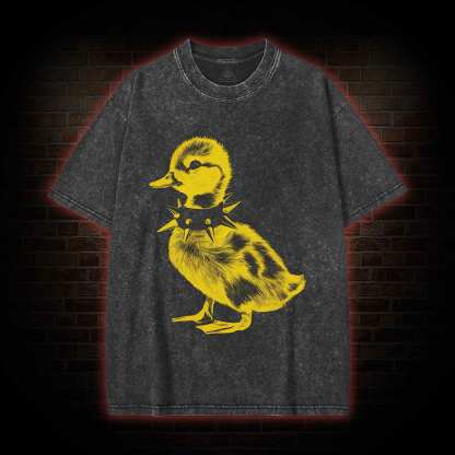 Punk Baby Duck Washed T-shirt