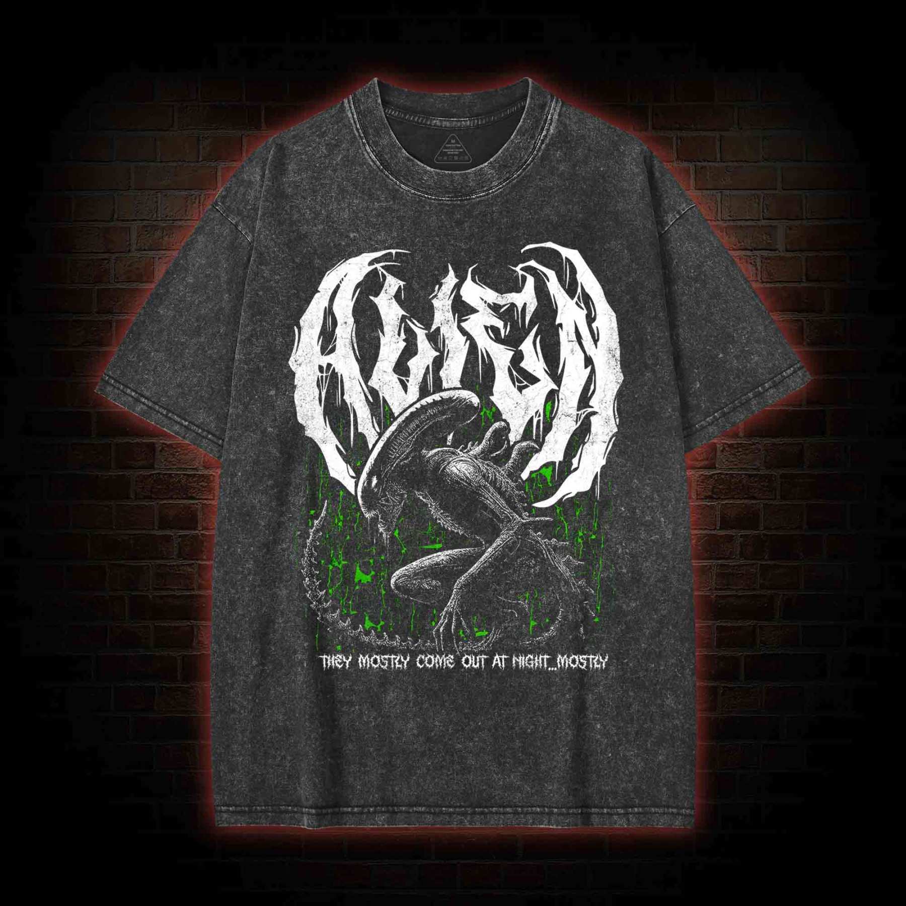 Alien Punk Washed T-shirt