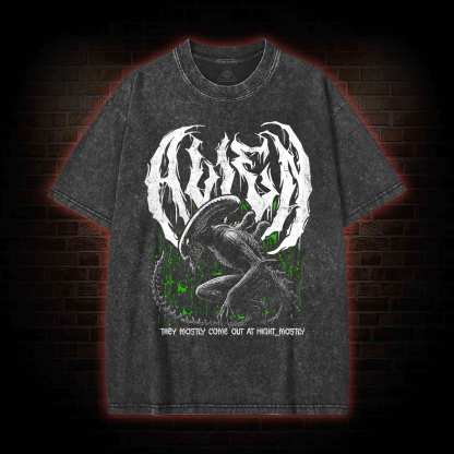 Alien Punk Washed T-shirt
