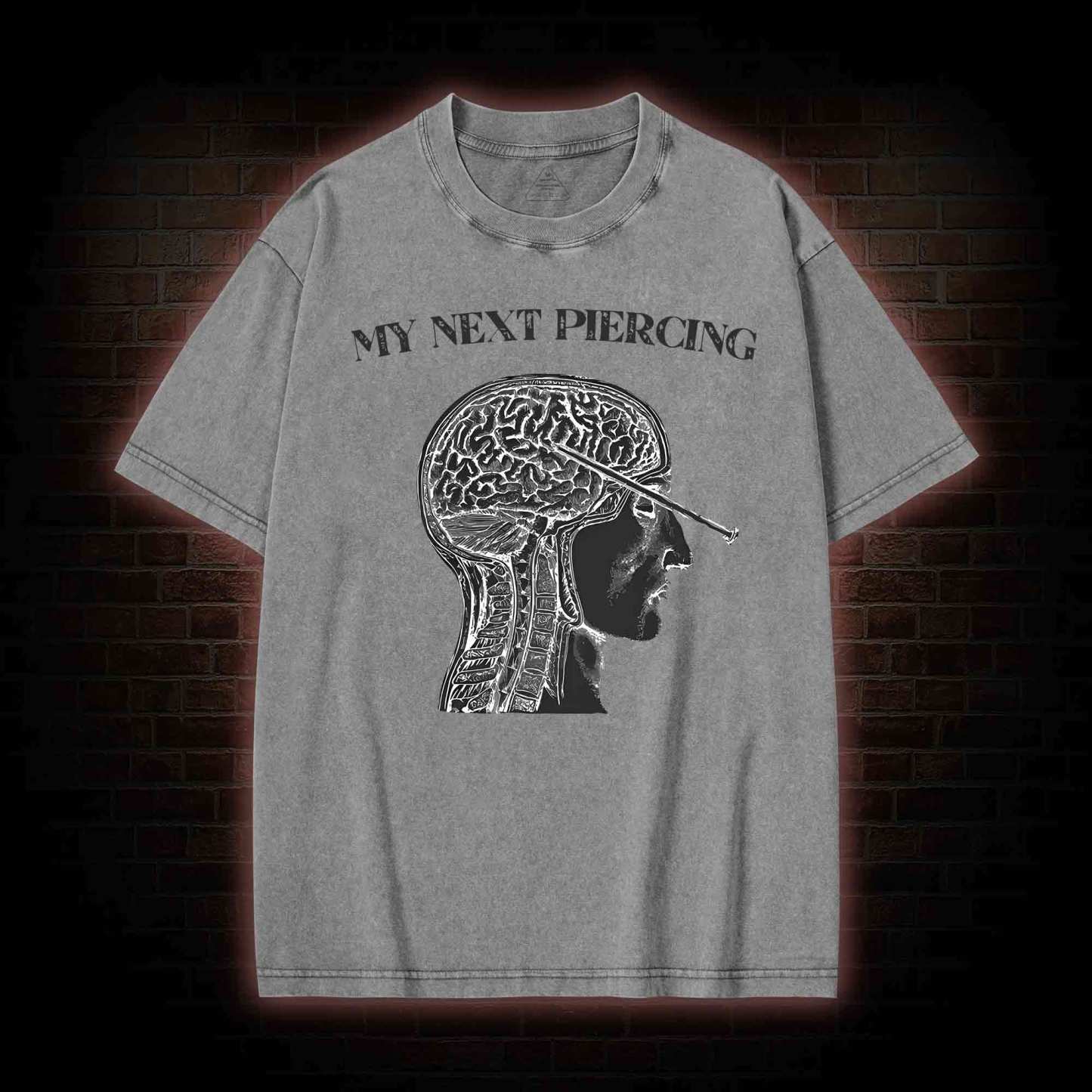 My Next Piercing Washed T-shirt
