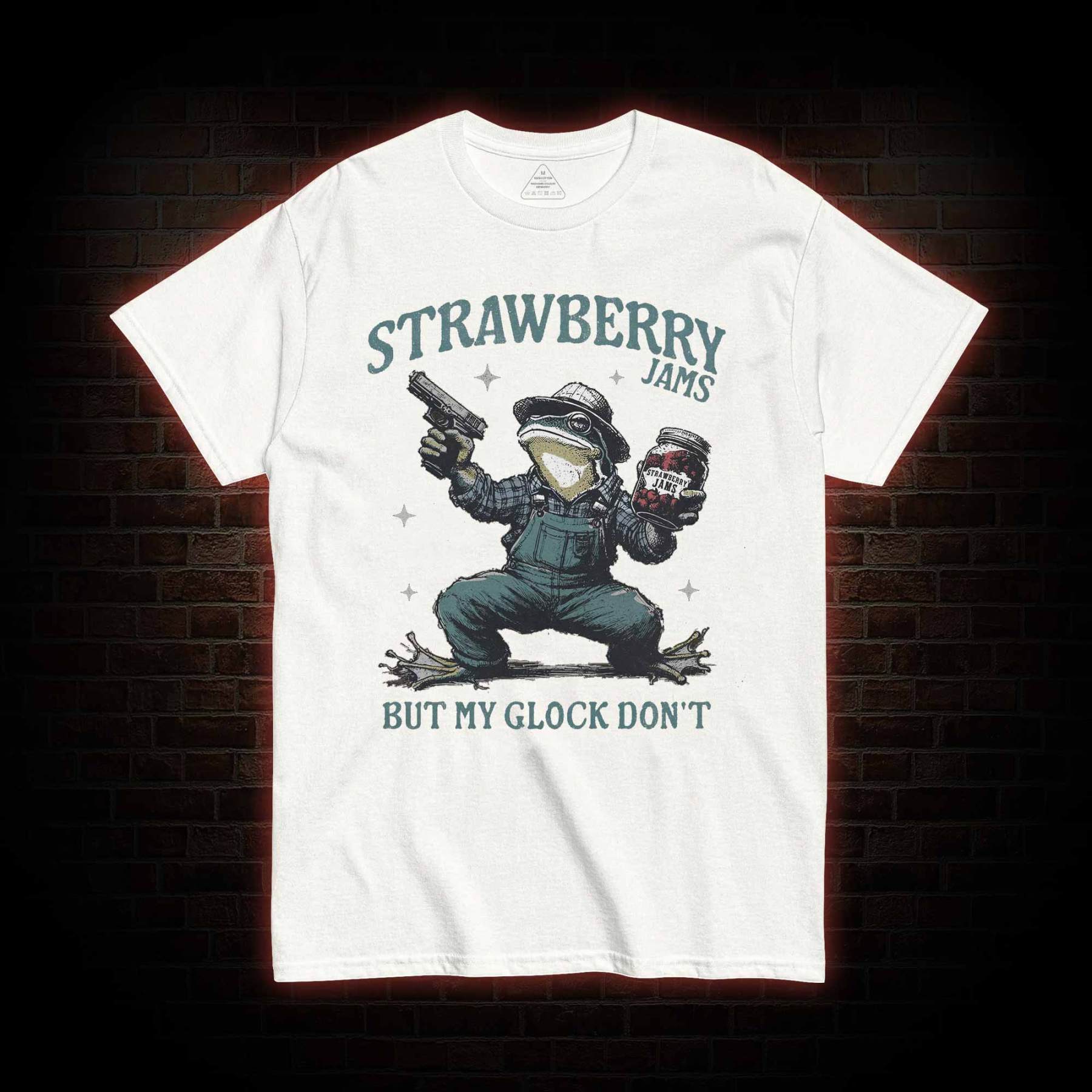 Strawberry Jams but My Glock Don't T-shirt
