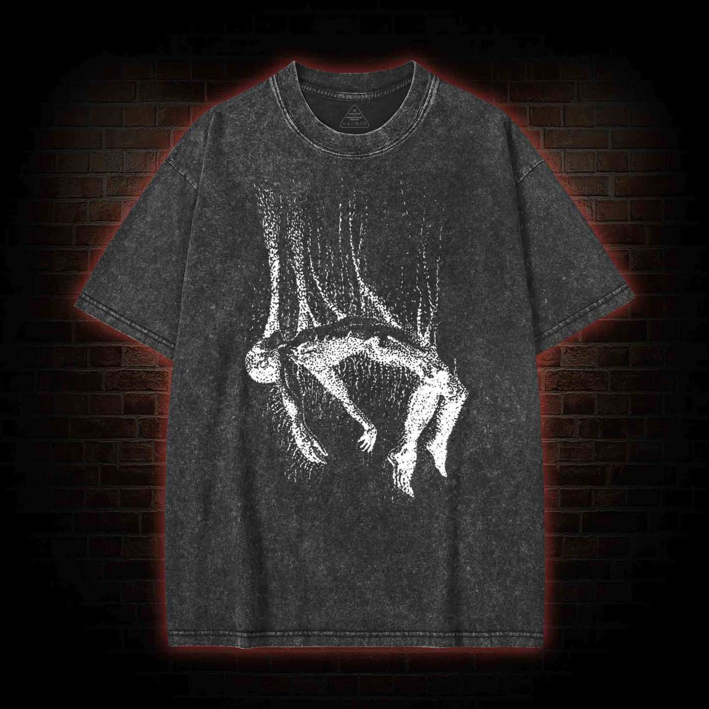Body Falling From Sky Washed T-shirt