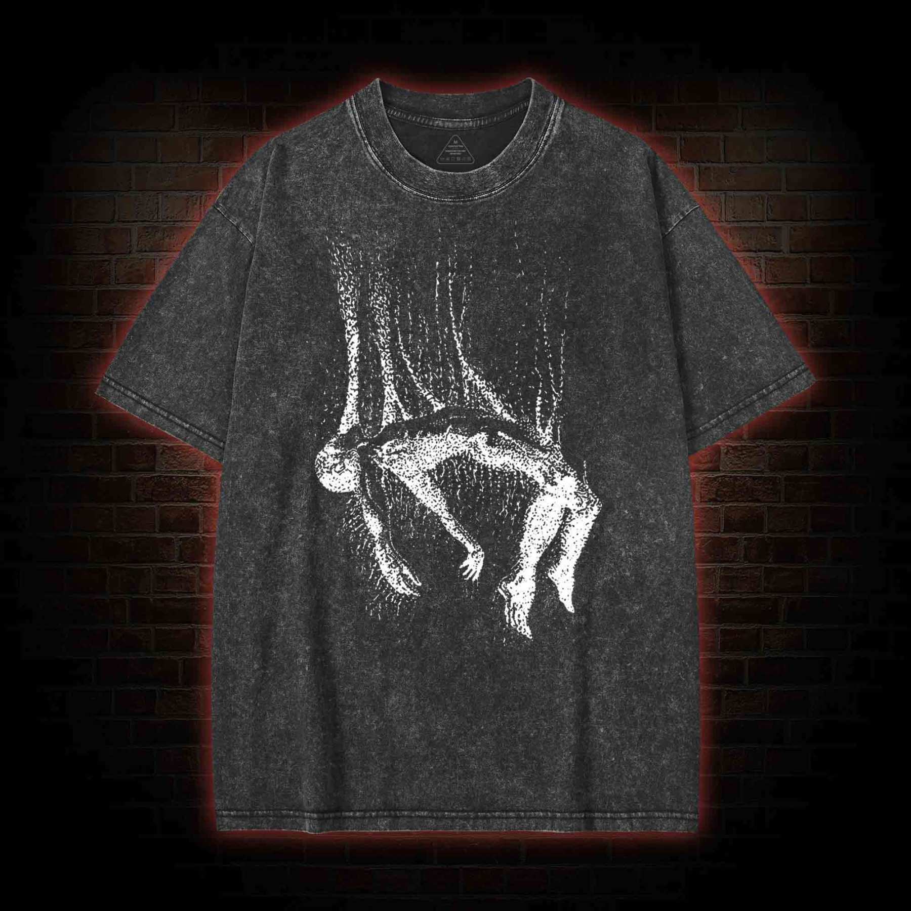 Body Falling From Sky Washed T-shirt