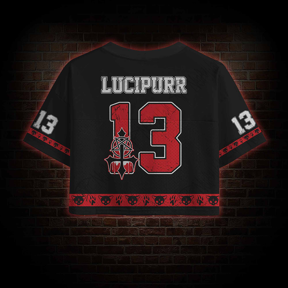 Lucipurr Crop Sports Jersey