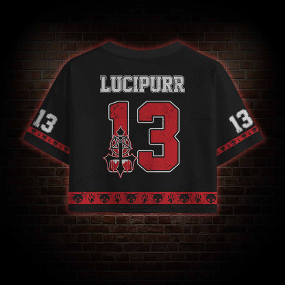 Lucipurr Crop Sports Jersey