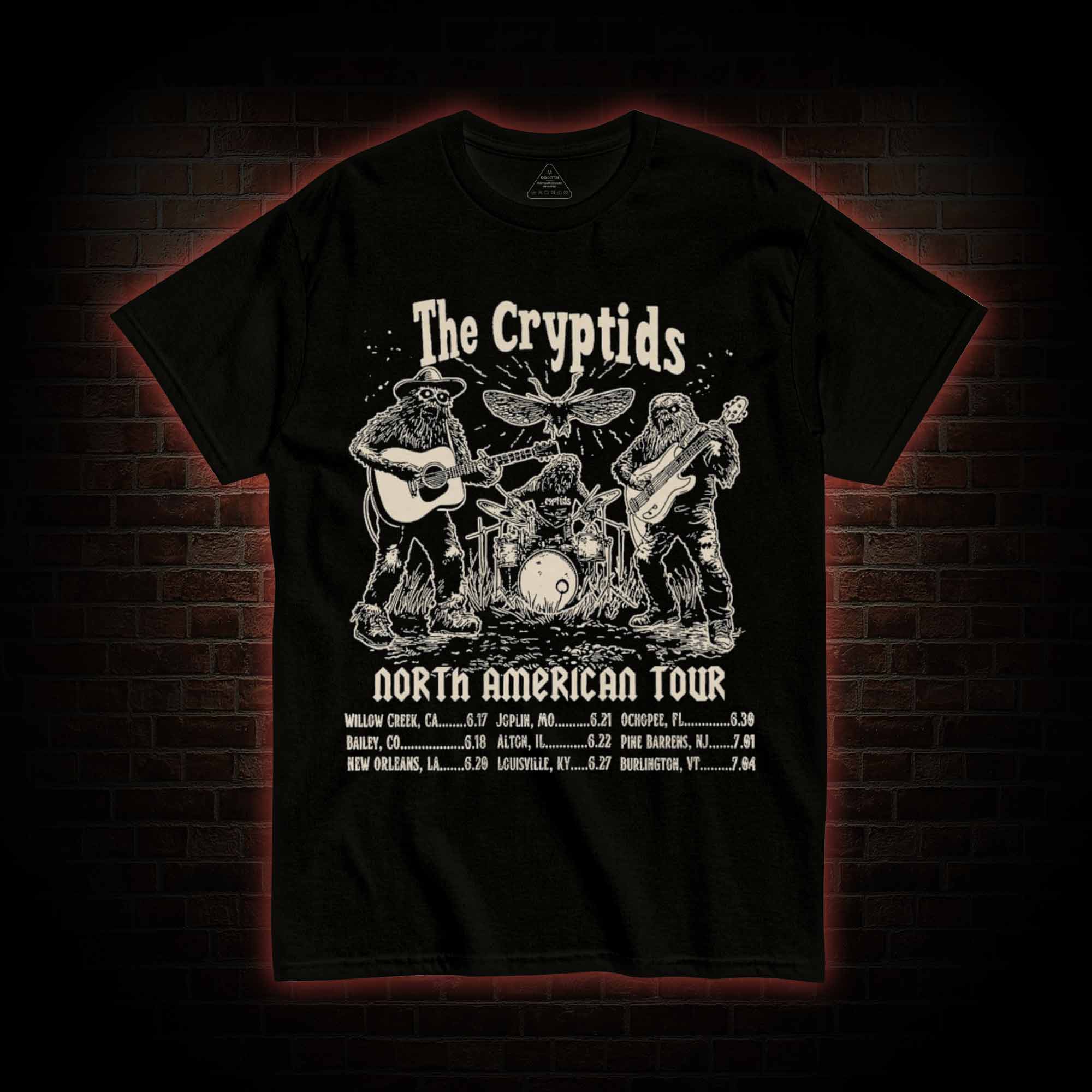 The Cryptids Band T-shirt