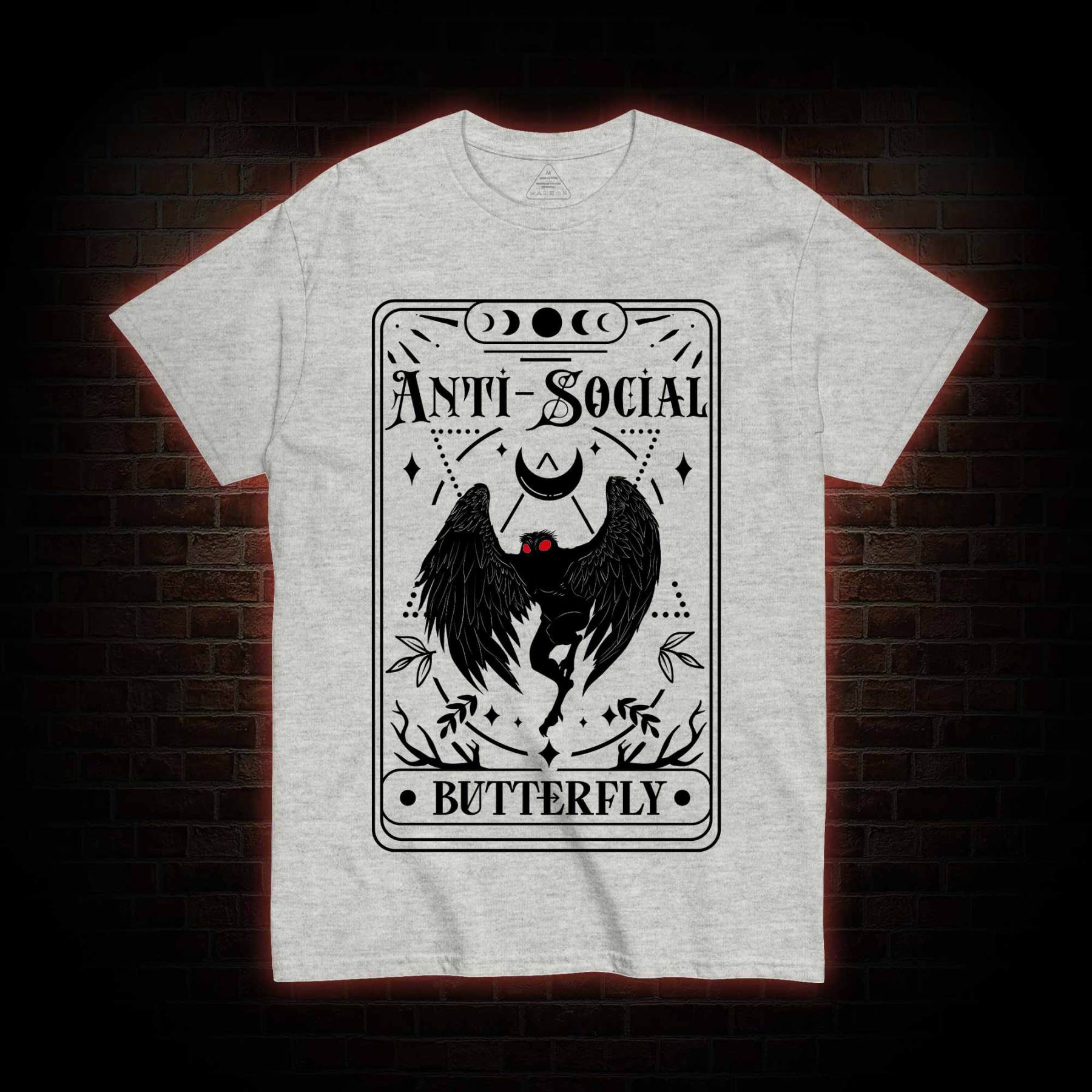 Mothman Tarot Card T-shirt