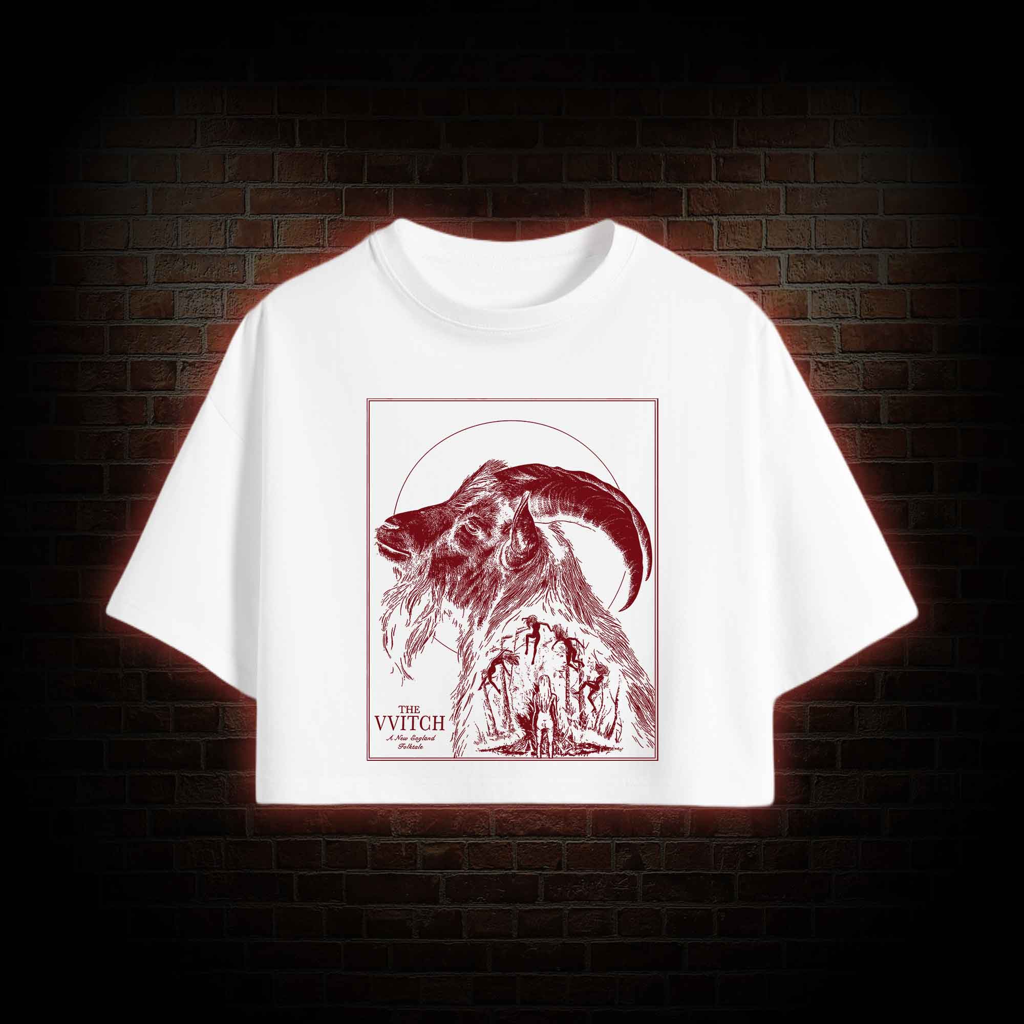 The Witch Inspired Black Phillip Crop Top