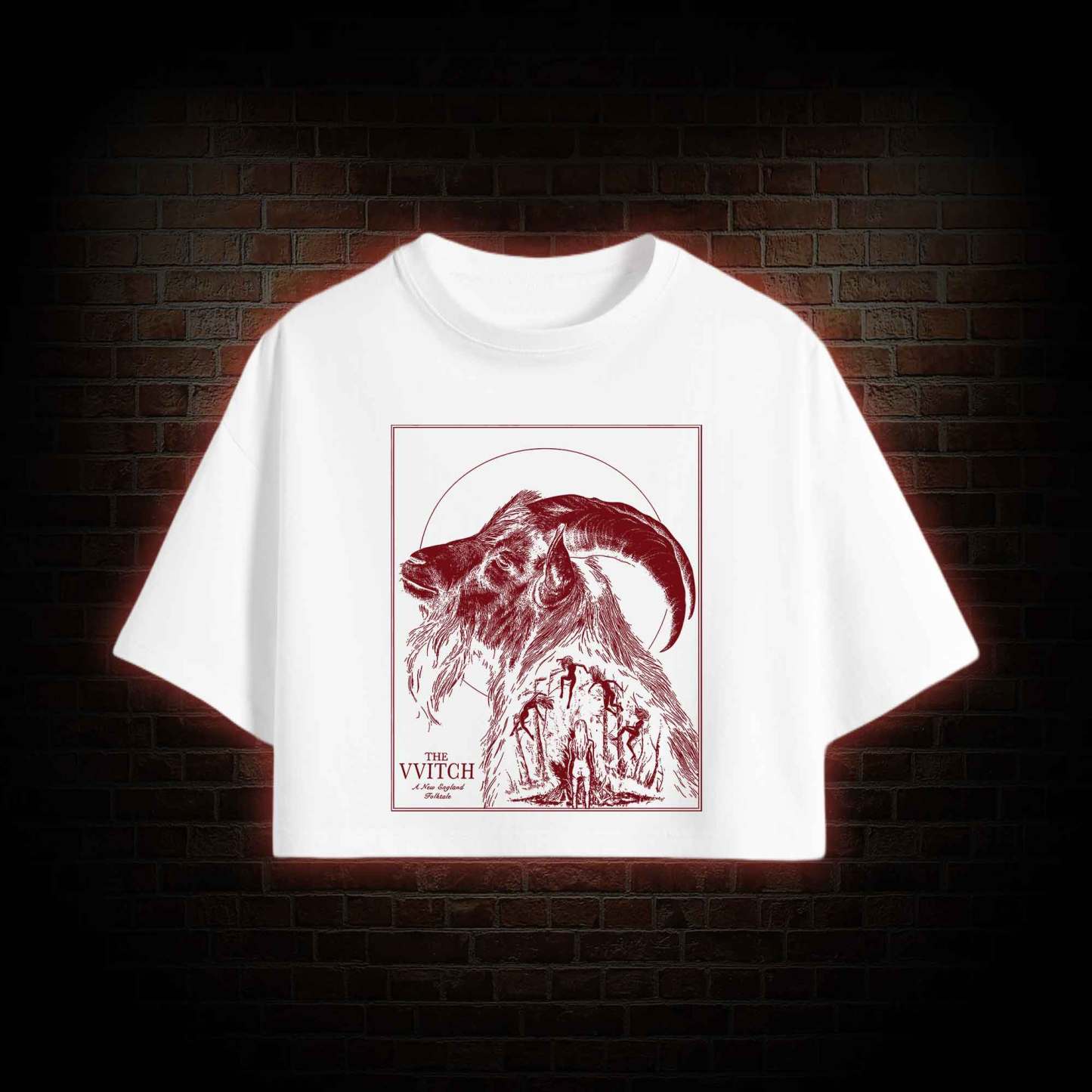 The Witch Inspired Black Phillip Crop Top