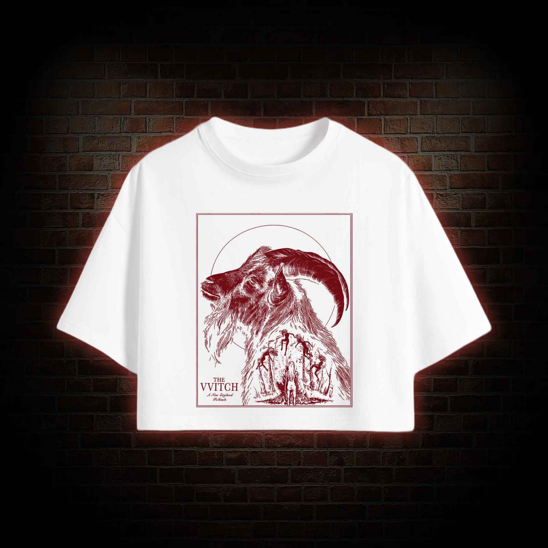 The Witch Inspired Black Phillip Crop Top