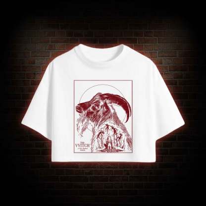 The Witch Inspired Black Phillip Crop Top