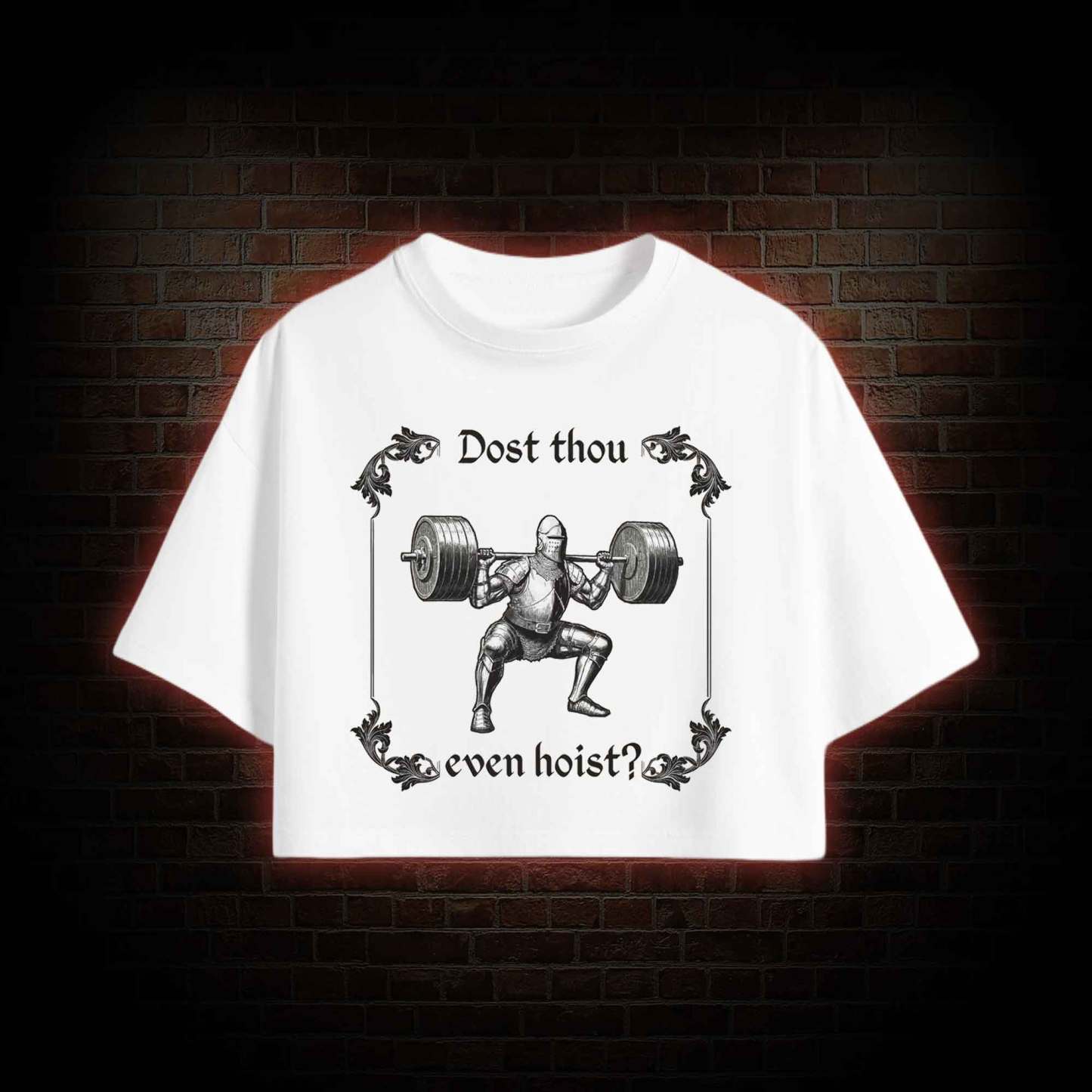 Dost Thou Even Hoist Crop Top